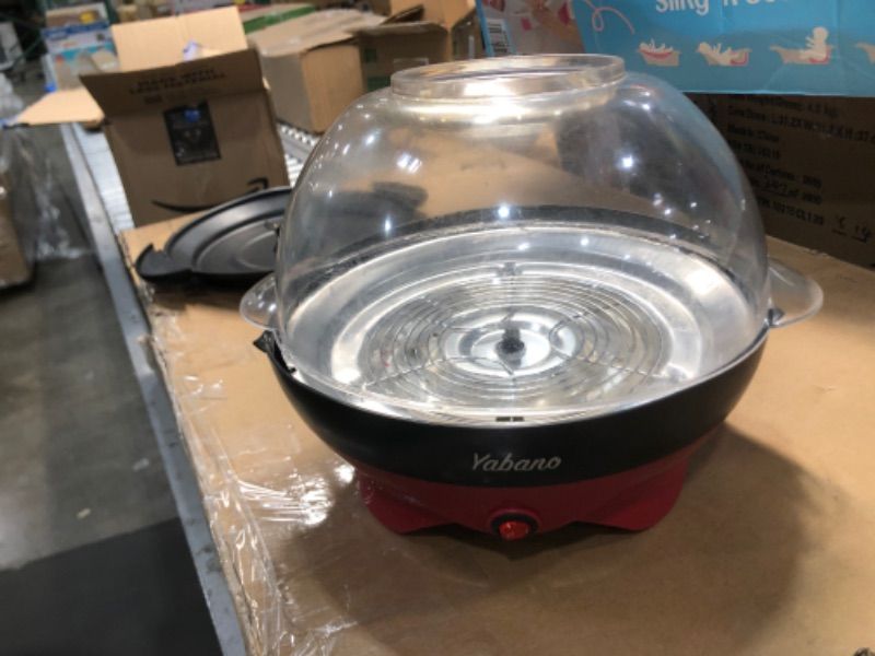 Photo 2 of **NOT FUNCTIONAL PARTS ONLYYY!!! ***
Popcorn Machine, 6-Quart Popcorn Popper maker, Nonstick Plate, Electric Stirring with Quick-Heat Technology, Cool Touch Handles