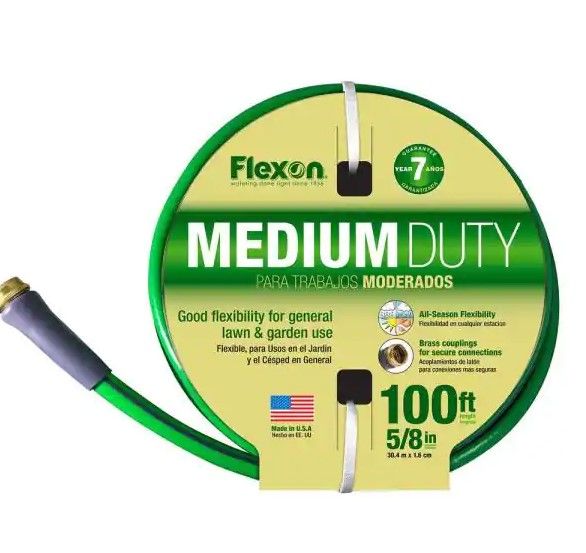 Photo 1 of 2PCK 5/8 in. Dia x 100 ft. Medium-Duty Reel Hose