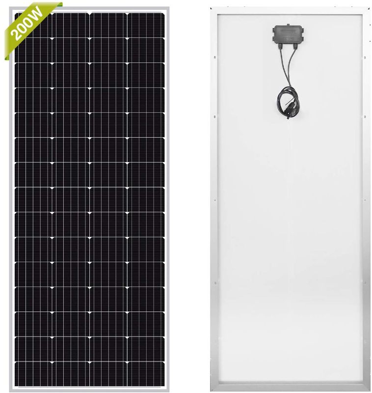 Photo 1 of **dented around the edge**
Newpowa 200W Monocrystalline 200 Watts 12V Solar Panel High Efficiency Mono PV Module Power for RV Marine Boat Cabin or Other Off Grid System

