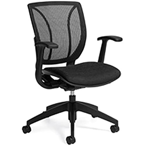 Photo 1 of (STOCK PHOTO INACCURATELY REFLECTS ACTUAL PRODUCT; TORN SEAT; BROKEN GAS LIFT) global furniture computer chair mesh back