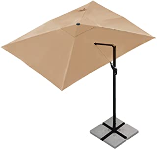 Photo 1 of (SCRATCHED; MISSING MANUAL; INCOMPLETE HARDWARE)
Sunnyglade 10x13Ft Cantilever Patio Umbrella Rectangular Deluxe Offset Umbrella 360°Rotation & Integrated Tilting System Patio Hanging Umbrella for Market Garden Deck Pool Backyard Patio (Tan)
