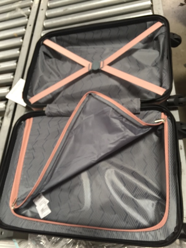 Photo 2 of 20 in. Basic Hardside Carry-On with Spinner Wheels ROSE GOLD