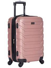 Photo 1 of 20 in. Basic Hardside Carry-On with Spinner Wheels ROSE GOLD