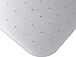 Photo 1 of Amazon Basics Polycarbonate Office Chair Mat for Low to Medium Pile Carpet - 35 x 47-Inch, Clear ***USED*** SMALL CRACK***
