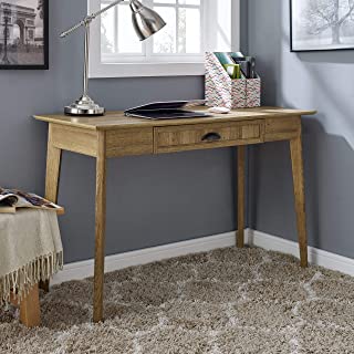 Photo 1 of Newport Series Home Office Computer Writing Desk with Fully Extended Drawer | Laptop PC Workstation With USB Hub | Sturdy and Stylish | Easy Assembly| Golden Oak Wood Look Accent Living Room Furniture
