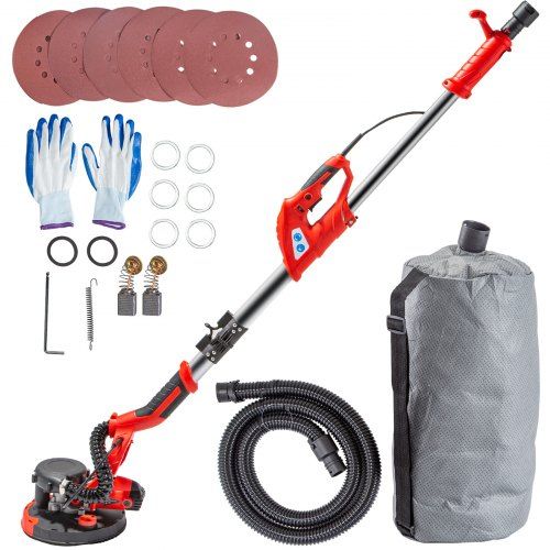 Photo 1 of ***PARTS ONLY***
Drywall Sander 850w Folding Handle Variable Speed Sanding Pad W/ Vacuum Bag
