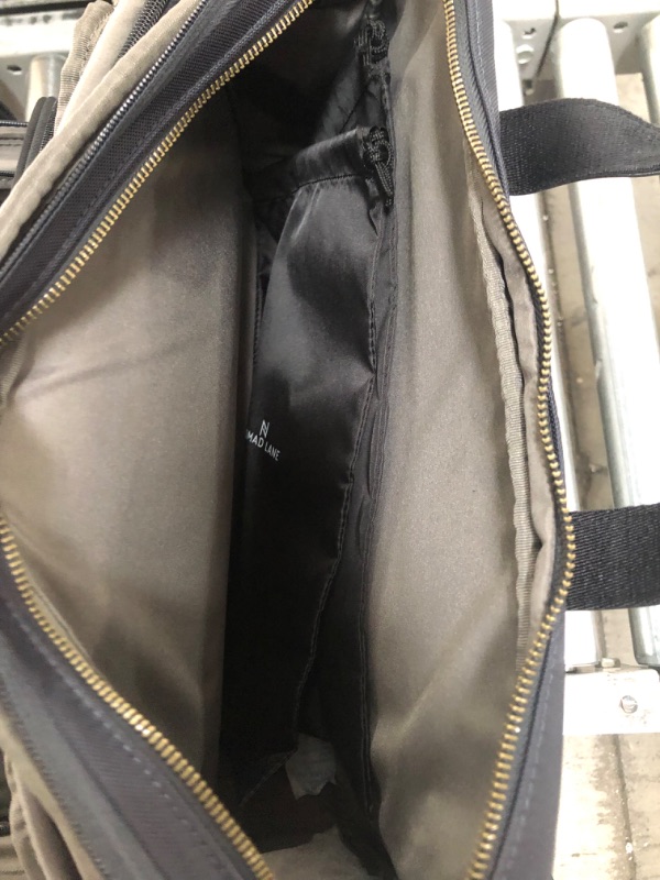 Photo 1 of Nomad Lane Bento Bag - Duffel Bag Suitcase, Lightweight Travel Bag, Multiple Carrying Options and Pockets (Navy w/ Bronze Zipper)
