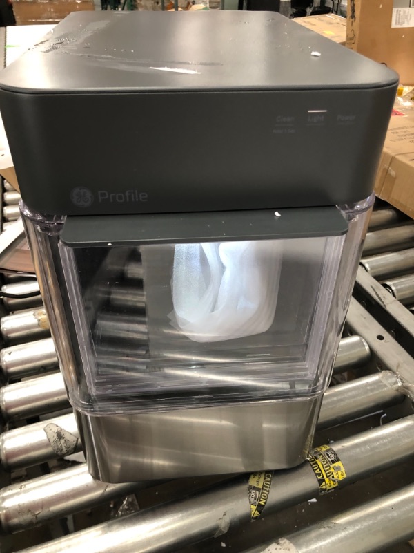 Photo 2 of GE Profile - Opal 2.0 24-lb. Portable Ice maker with Nugget Ice Production, Side Tank and Built-in WiFi - Stainless steel
