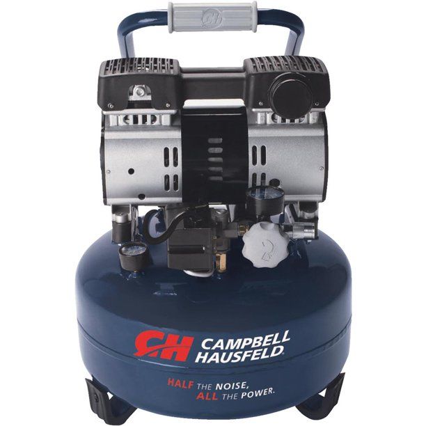 Photo 1 of Campbell Hausfeld "Quiet Series" Electric Air Compressor - 6 Gal. - 1.0 HP DC060500
