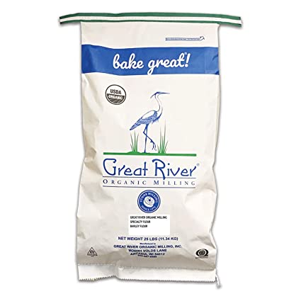 Photo 1 of **NON REFUNDABLE EXPIRES: 02/08/2023**Great River Organic Milling, Specialty Flour, Barley Flour, Stone Ground, Organic, 25-pounds (Pack of 1)
