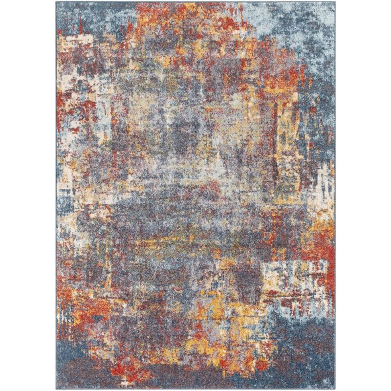Photo 1 of Ankara Multi-Color Rectangle 6 Ft. 7 in. X 9 Ft. Rugs
