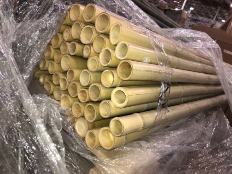 Photo 2 of  Natural Bamboo Stakes 6 Feet, Eco-Friendly Garden Stakes 50pck