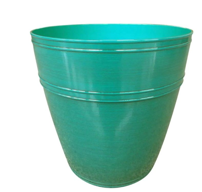 Photo 1 of 6pck- Southern Patio Rosemary 12.1 in. x 10.9 in. Emerald Coast High-Density Resin Planter Fits 12in. Drop N’Bloom