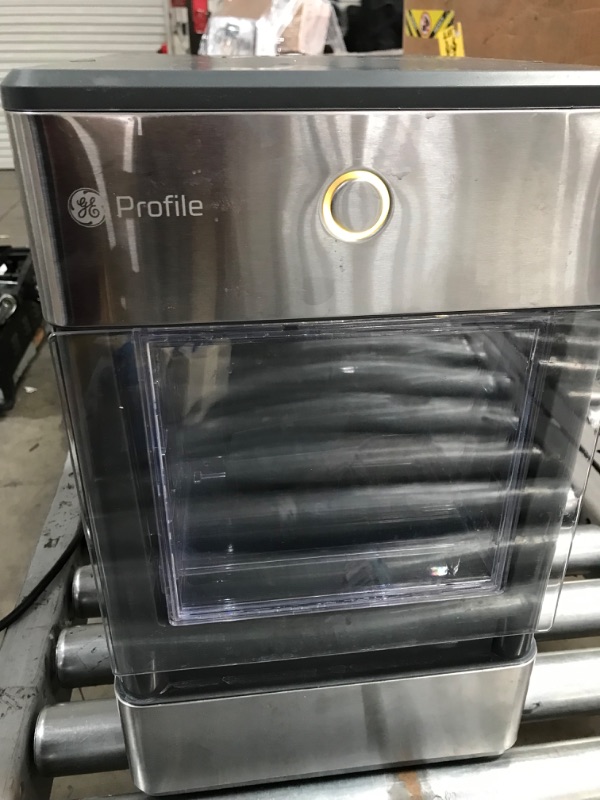 Photo 6 of GE Profile Opal | Countertop Nugget Ice Maker with Side Tank | Portable Ice Machine with Bluetooth Connectivity | Smart Home Kitchen Essentials | Stainless Steel Finish | Up to 24 lbs. of Ice Per Day
