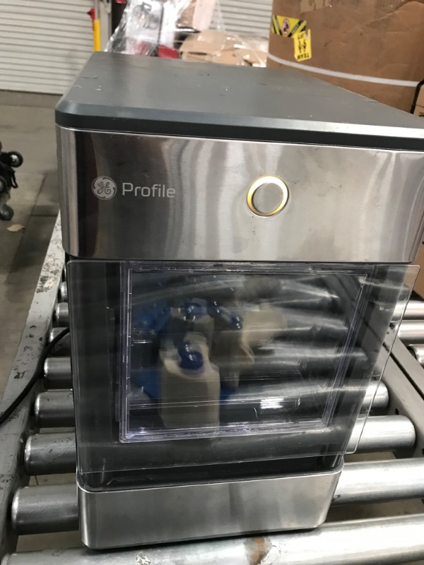 Photo 8 of GE Profile Opal | Countertop Nugget Ice Maker with Side Tank | Portable Ice Machine with Bluetooth Connectivity | Smart Home Kitchen Essentials | Stainless Steel Finish | Up to 24 lbs. of Ice Per Day
