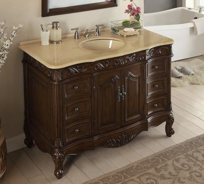 Photo 1 of 42 x 22 x 35"H  Brown SINK 