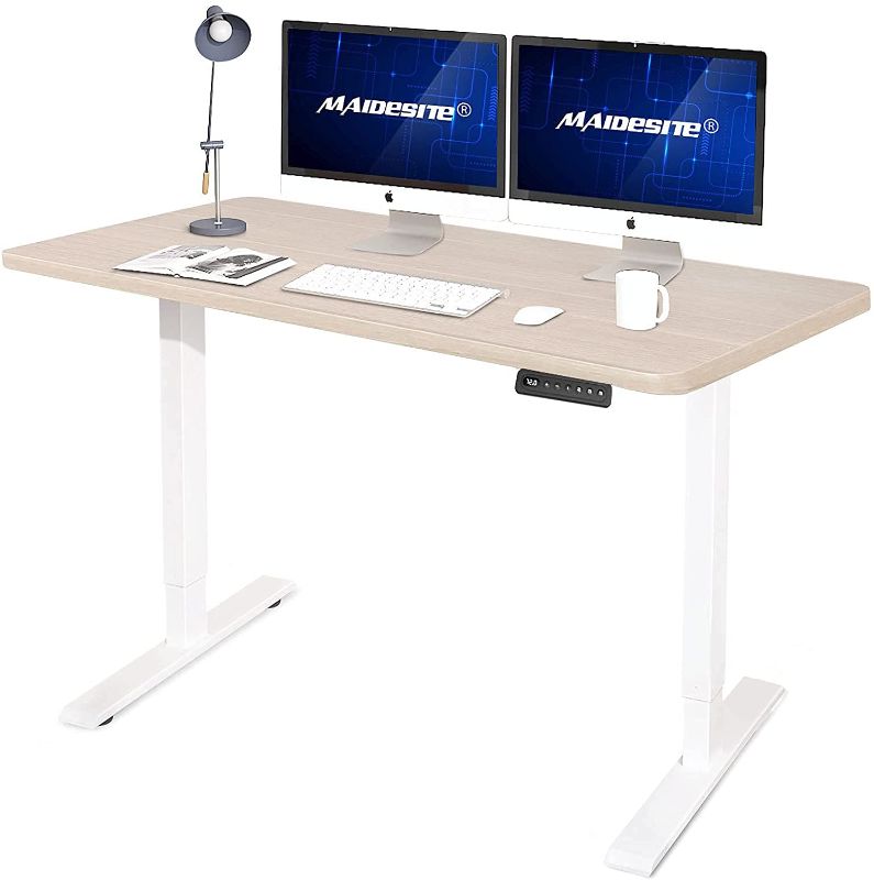 Photo 1 of MAIDeSITe  Adjustable Height Computer Desk, 48 x 24 Inches Stand Up Desk