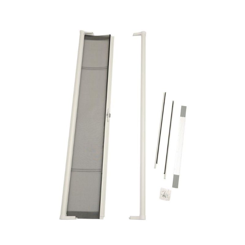 Photo 1 of 36 in. X 81 in. Brisa White Standard Retractable Screen Door
