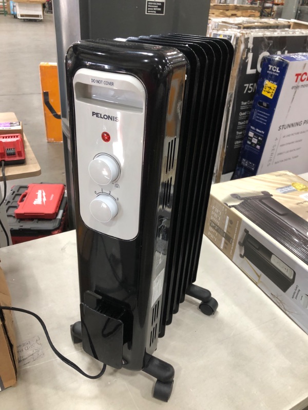 Photo 2 of 1,500-Watt Oil-Filled Radiant Electric Space Heater with Thermostat
