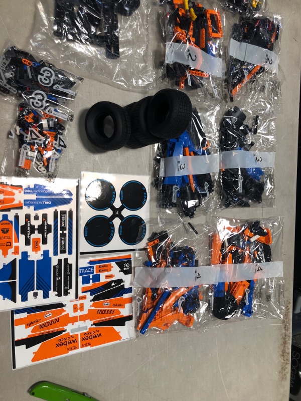 Photo 3 of LEGO Technic McLaren Formula 1 Race Car 42141 Model Building Kit for Adults; Build a Replica Model of The 2022 McLaren Formula 1 Race Car (1,432 Pieces)
