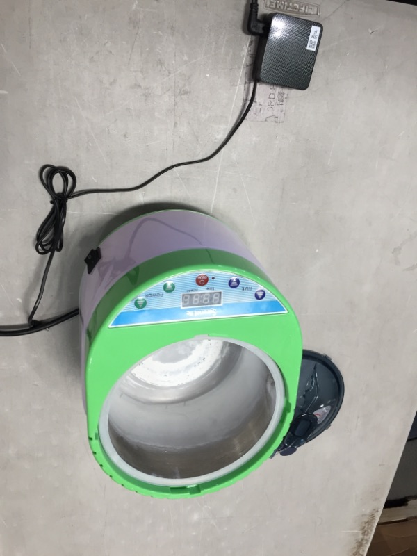 Photo 2 of ***DAMAGED* DOESNT POWER ON* ZONEMEL 4 Liters Sauna Steamer, Portable Steam Generator with Remote Control, Stainless Steel Pot, Spa Machine with Timer Display for Body Detox (110V, Green)