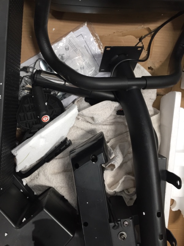 Photo 4 of **MISSING PARTS**MINOR DAMAGE** Circuit Fitness Magnetic Recumbent Exercise Bike with 15 Programs, 300-lb Capacity AMZ-587R
