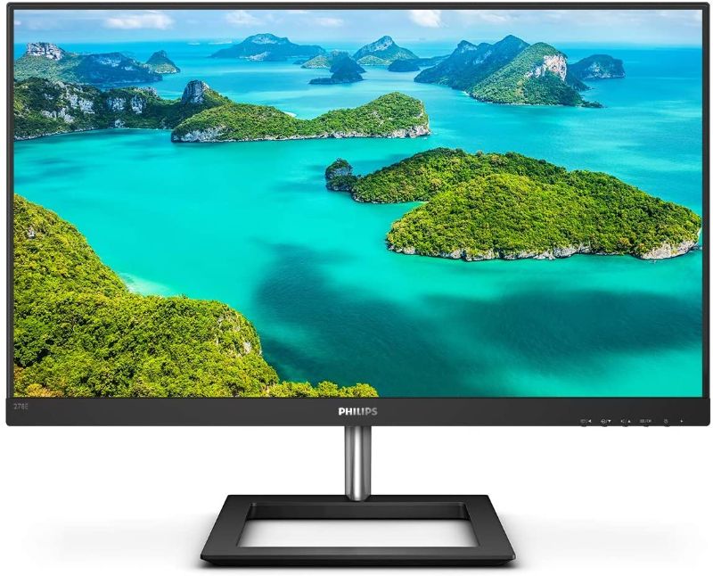 Photo 1 of **MISSING STAND* Philips 278E1A 27" Frameless Monitor, 4K UHD IPS, 109% sRGB, Speakers, VESA,