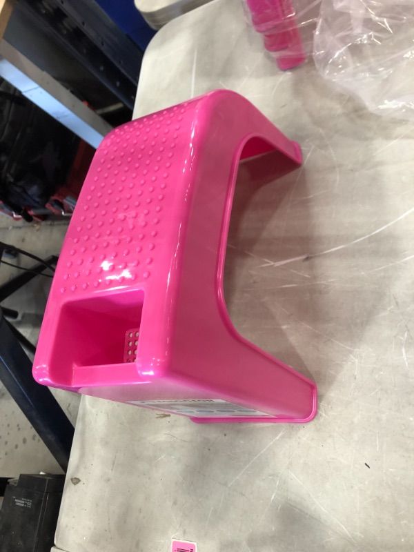 Photo 1 of EOICCEOH Shower Stool,Shower Foot Rest, Beauty Footrest for Easy At-Home Pedicures, Treat Your Feet, No More Bending, Non-Slip Sturdy Legs & Built-In Storage (pink) (x4)