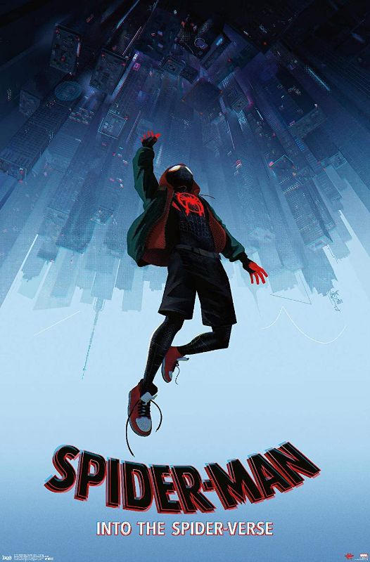 Photo 1 of **Minor damage*Trends International Marvel Man-Into The Spider-Verse-Falling Wall Poster, 22.375" x 34", Premium Unframed Version
