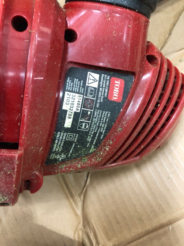 Photo 3 of **MINOR WARE**UNABLE TO TEST** Toro 51480 Corded 14-Inch Electric Trimmer/Edger
