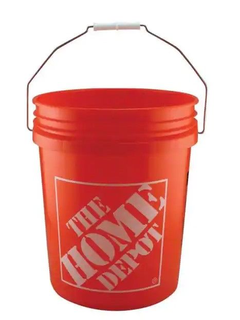 Photo 1 of **SET OF 2**MINOR DAMAGE** The Home Depot
5 Gal. Homer Bucket