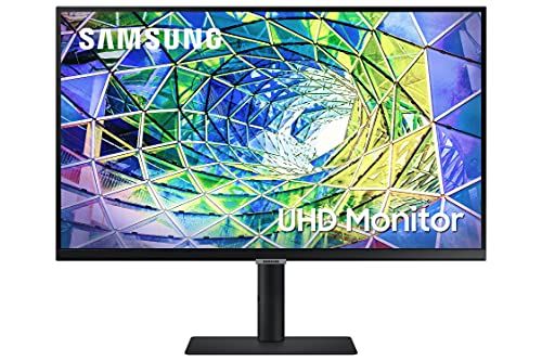 Photo 1 of SAMSUNG S80A Series 27-Inch 4K UHD (3840x2160) Computer Monitor, HDMI, USB Hub, HDR10 (1 Billion Colors), Built-in Speakers, Height Adjustable Stand (
