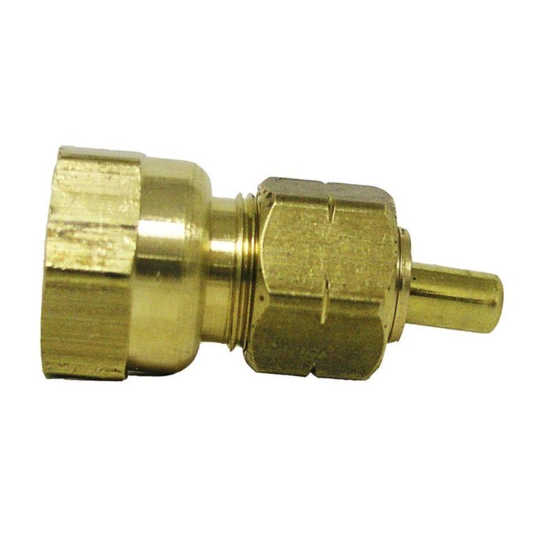 Photo 1 of ***SET OF 3** Everbilt 3/8 in. OD Compression X 1/2 in. FIP Brass Adapter Fitting
