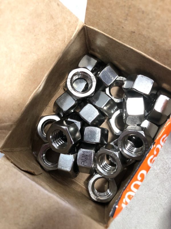 Photo 2 of ***SET OF 2** Everbilt
3/8 in.-16 Stainless Steel Hex Nut (25-Pack)