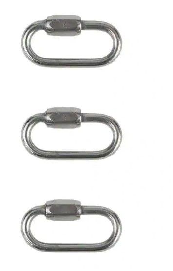 Photo 1 of **SET OF 3*Everbilt
1/8 in. Stainless Steel Quick Link (3-Pack)