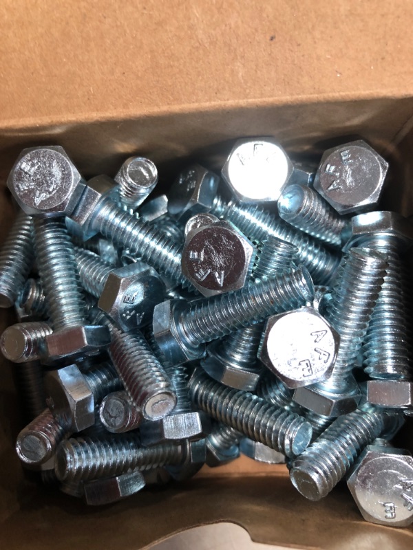 Photo 2 of **SET OF 2** Everbilt 5/16 in.-18 X 1 in. Zinc Plated Hex Bolt (50-Pack)
