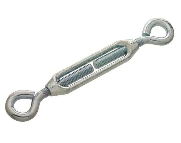 Photo 1 of ***SET OF 5**Everbilt
3/8 in. x 10-1/2 in. Zinc-Plated Steel Eye-to-Eye Turnbuckle