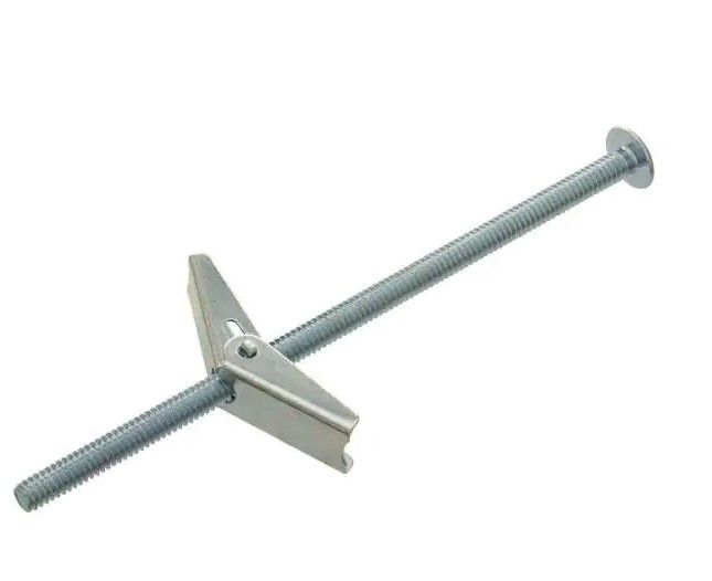 Photo 1 of ***SET OF 5** Everbilt
1/8 in. x 2 in. Zinc-Plated Steel Mushroom-Head Toggle Bolt Anchors