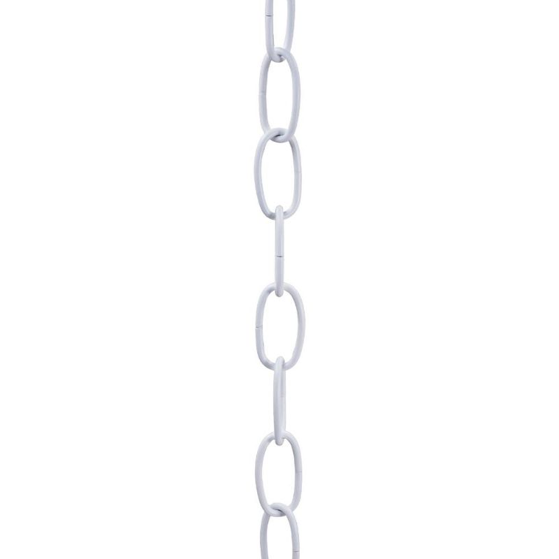 Photo 1 of ***SET OF 5** Commercial Electric 3 Ft. 11-Gauge White Lighting Fixture Chain for Pendant Lights, Chandeliers, and Swag Lights
