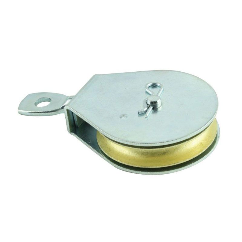 Photo 1 of ***SET OF 3** Everbilt 1-1/2 in. Zinc-Plated Swivel Single Pulley
