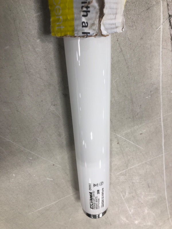 Photo 2 of ***UNABLE TO TEST** Sylvania Sylvania Fluorescent Glass Tube - T12 - 20-Watt - 24-in L - Medium Bi-Pin Base 22252
