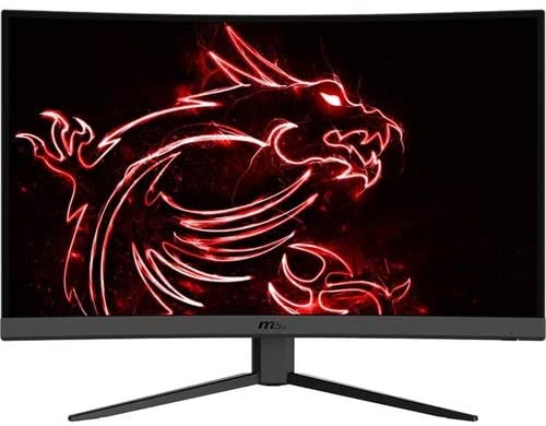 Photo 1 of MSI Full HD Non-Glare 1ms 2560 x 1440 165Hz Refresh Rate 2K Resolution Free Sync 27" Curved Gaming Monitor (Optix G27CQ4) - Black