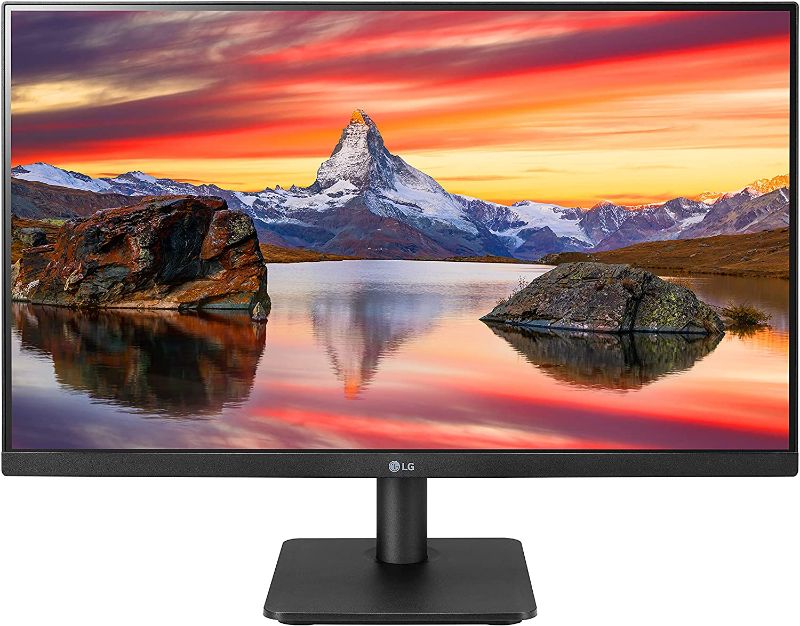 Photo 1 of LG 24MP400-B 24” Full HD (1920 x 1080) IPS Monitor with 3-Side Virtually Borderless Design, AMD FreeSync and OnScreen Control – Black