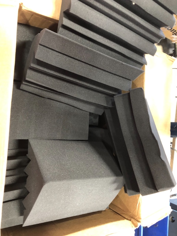 Photo 2 of Acoustic Foam Bass Traps Corner Block 10 pieces 12" x 10" x 5"