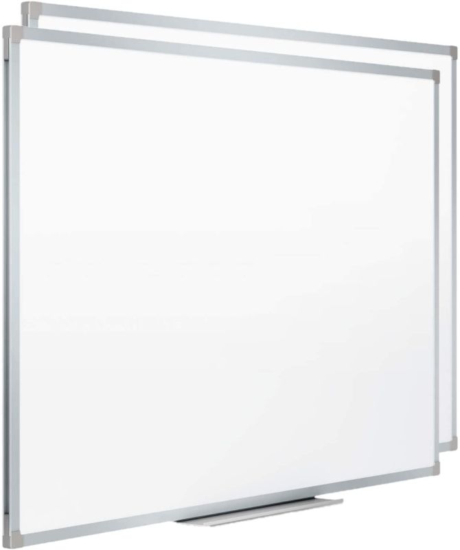 Photo 1 of ***SMALL SCRATCH ON WHITEBOARD***  Mead? Melamine Non-Magnetic Dry-Erase Whiteboard with Marker Tray, 72" X 48", Aluminum Frame with Silver Finish
***SMALL SCRATCH ON WHITEBOARD*** 