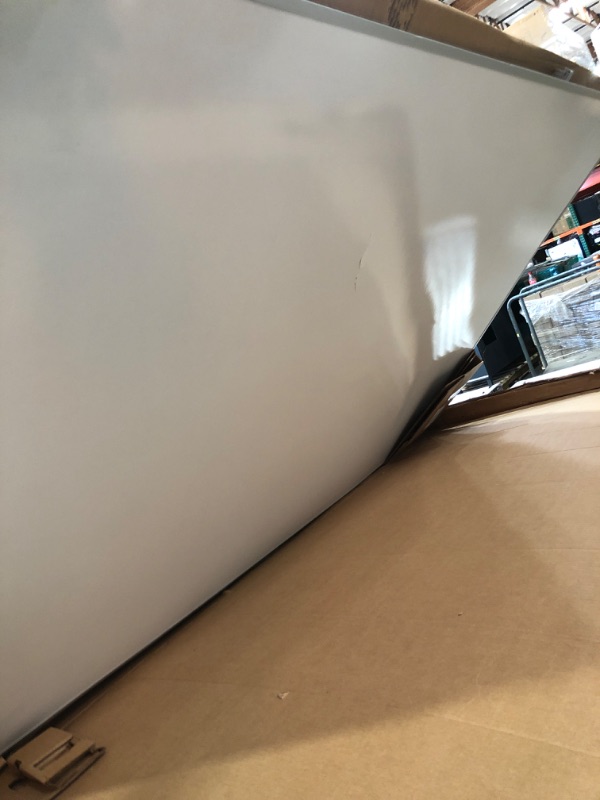 Photo 1 of ***SMALL SCRATCH ON WHITEBOARD***  Mead? Melamine Non-Magnetic Dry-Erase Whiteboard with Marker Tray, 72" X 48", Aluminum Frame with Silver Finish
***SMALL SCRATCH ON WHITEBOARD*** 