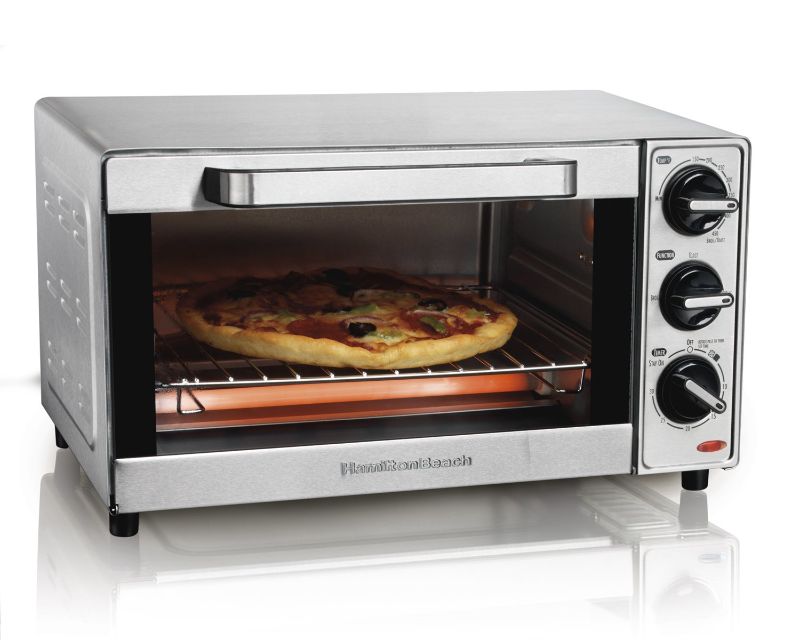 Photo 1 of Hamilton Beach Toaster Oven, One Size , Silver
