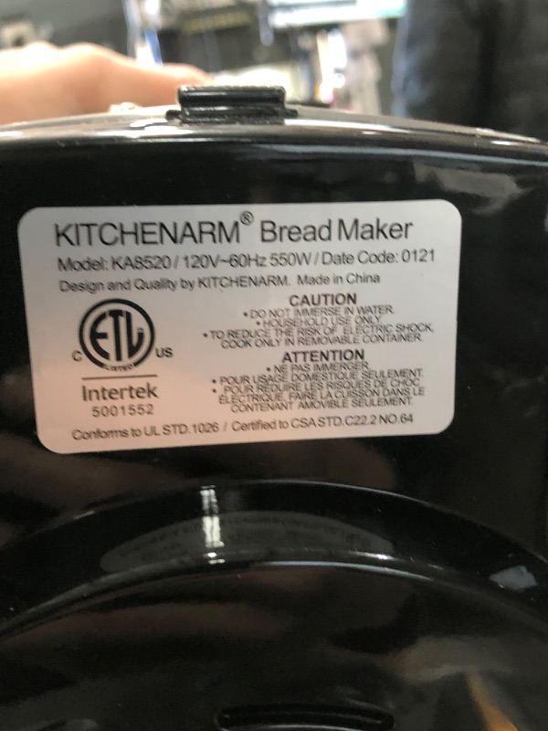 Photo 1 of KITCHENARM 29-in-1 SMART Bread Machine with Gluten Free Setting 2LB 1.5LB 1LB Bread Maker Machine with Homemade Cycle - Stainless Steel Breadmaker with Recipes Whole Wheat Bread Making Machine
