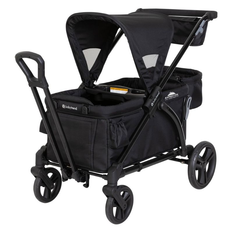 Photo 1 of ***FACTORY PACKAGED ,BOX IS DAMAGED*** Baby Trend Expedition® 2-in-1 Stroller Wagon PLUS - Ultra Black
