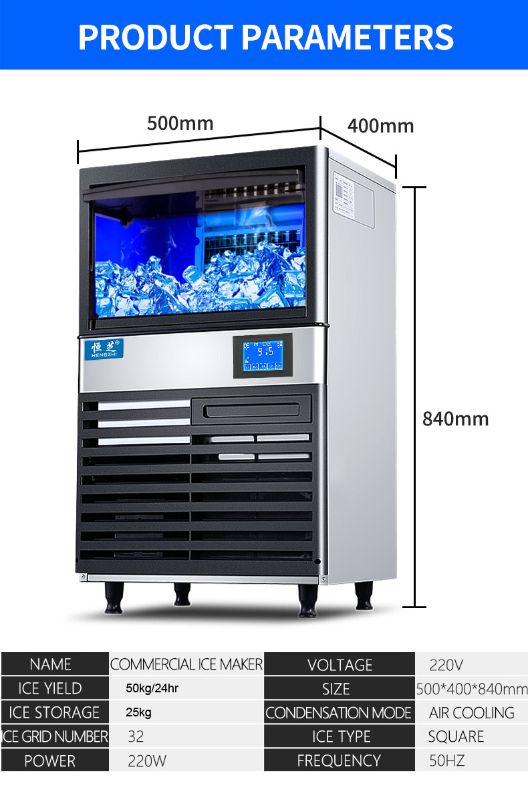 Photo 1 of 50kg block ice vending machine tube ice machine
